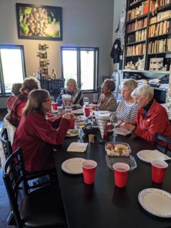 Club members at 'Group Therapy' at Junto Winery