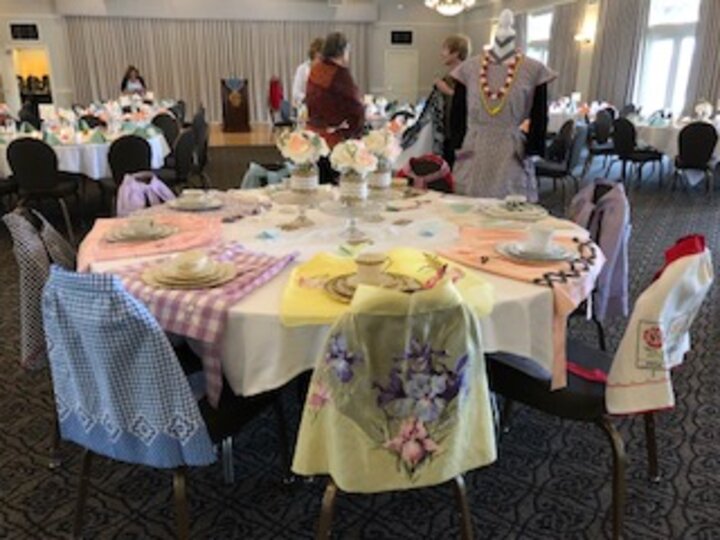 From Apron Strings to Butterfly Wings table decorations